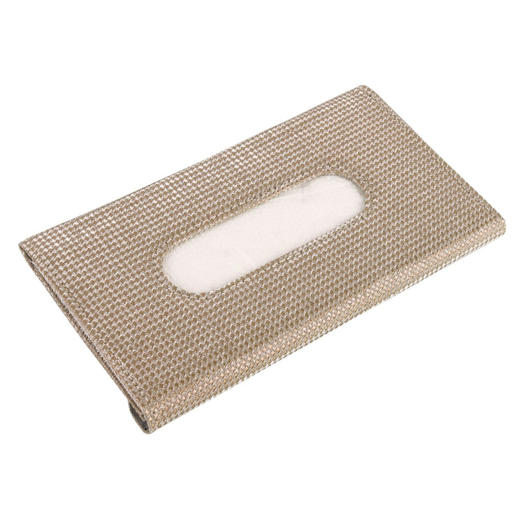 Car Hook and Loop Fastener Imitation Diamond Tissue Storage Bag