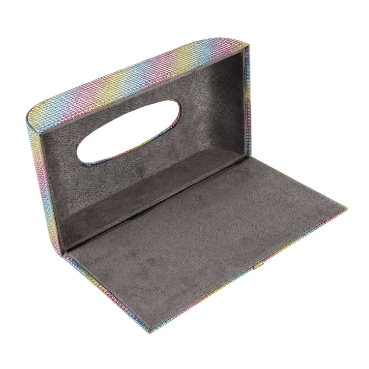 Car Full Coverage Imitation Diamond Tissue Storage Bag