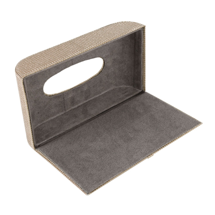 Car Full Coverage Imitation Diamond Tissue Storage Bag