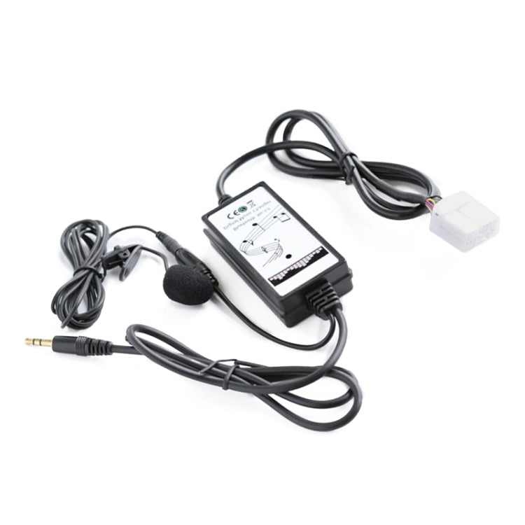 Car Music Digital Disc Box Bluetooth Music AUX Audio Cable + MIC for Honda Accord / Odyssey / Fit / Civic