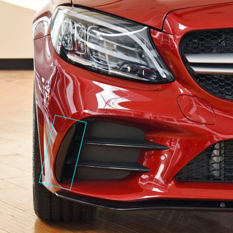 Car Front Wind Knife Decoration Sticker Strip for Mercedes-Benz C Class C180L/C260L/C300L