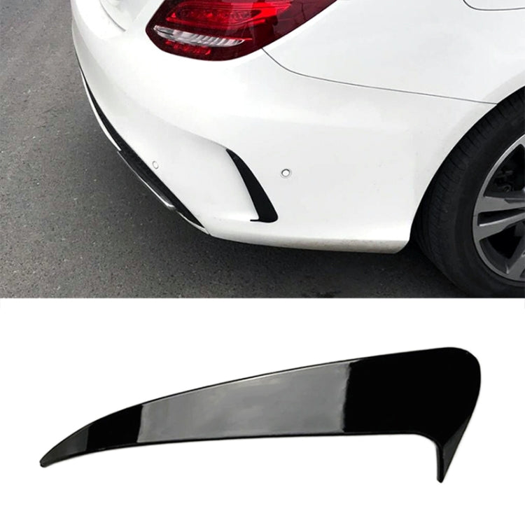 Car Rear Bumper Air Outlet Wind Knife Blade Decoration Sticker Strip for Mercedes-Benz C Class W205