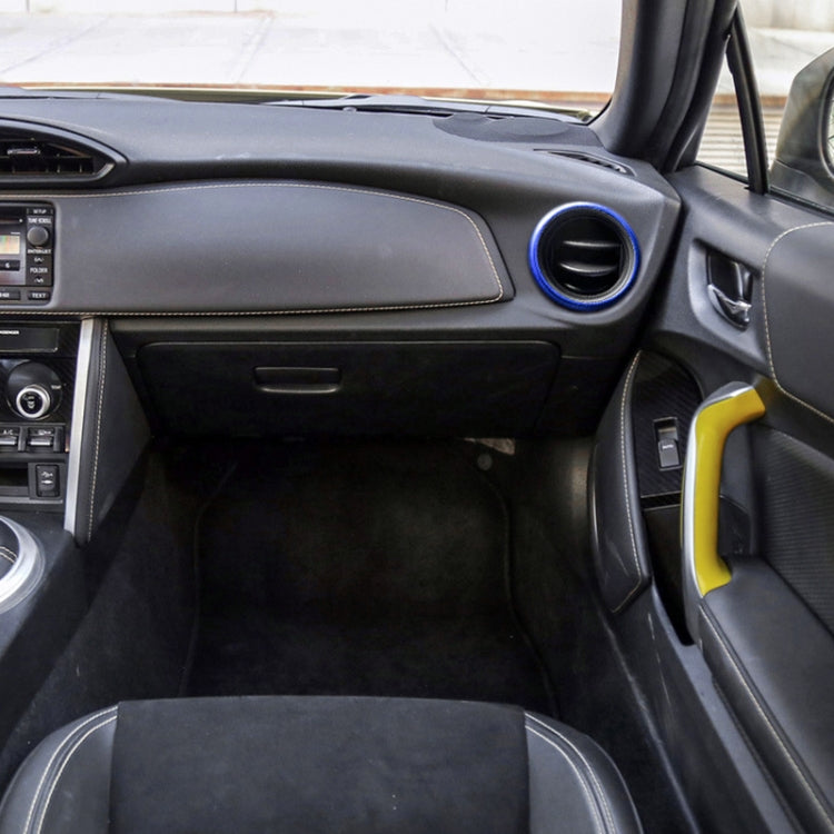 2 PCS Car Air Conditioner Air Outlet Decorative Ring for Subaru BRZ Outback / Toyota 86