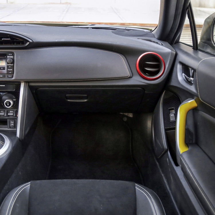 2 PCS Car Air Conditioner Air Outlet Decorative Ring for Subaru BRZ Outback / Toyota 86