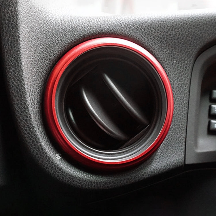 2 PCS Car Air Conditioner Air Outlet Decorative Ring for Subaru BRZ Outback / Toyota 86