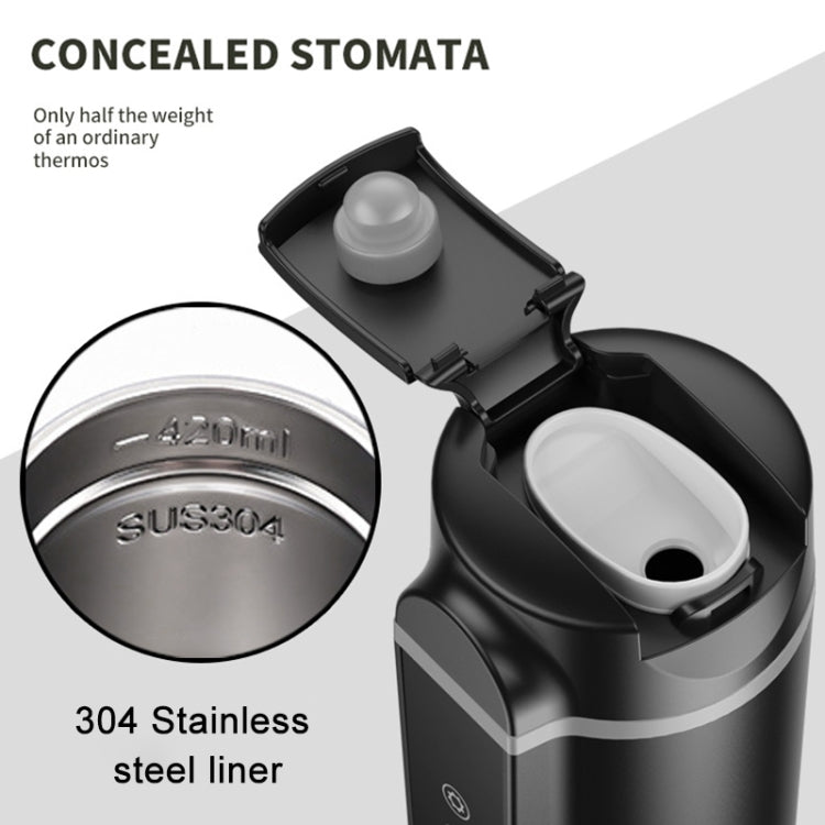 Car Heating Water Cup Large Display Smart Stainless Steel Electric Kettle