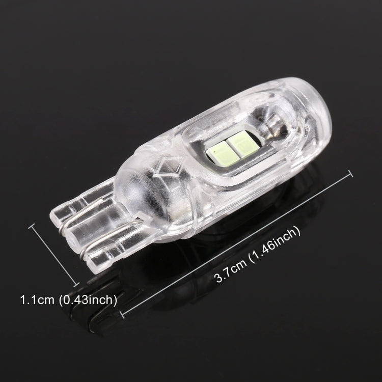 10 PCS T10 DC12V / 1W Car Clearance Light 5LEDs SMD-3030 Lamp Beads