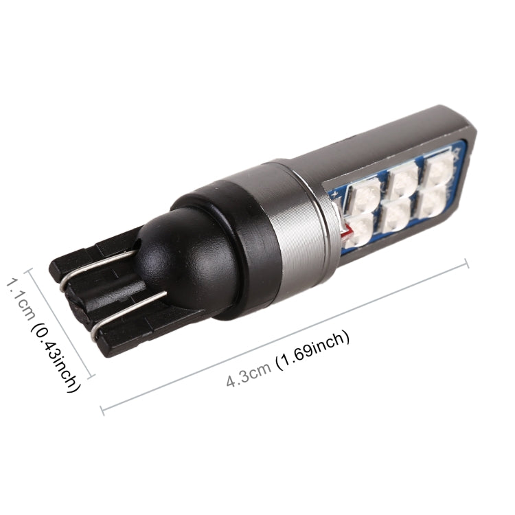 4 PCS T10 DC12V / 4W Car Clearance Light 12LEDs SMD-3030 Lamp Beads