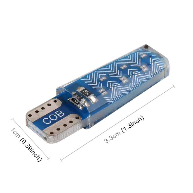 10 PCS T10 DC12V / 1.2W Car Clearance Light 12LEDs COB Lamp Beads