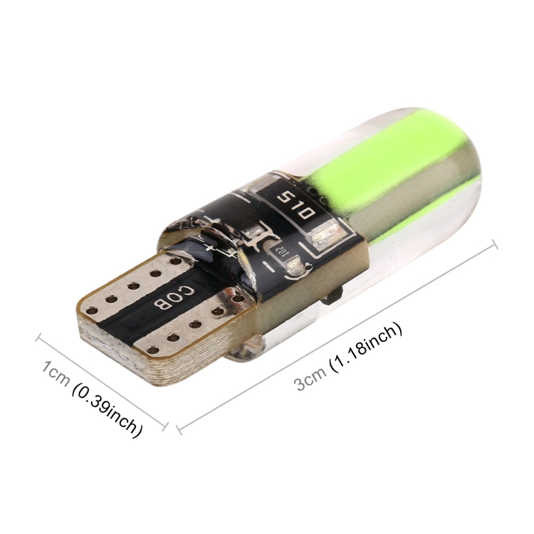 10 PCS T10 DC12V / 1W Car Clearance Light COB Lamp Beads