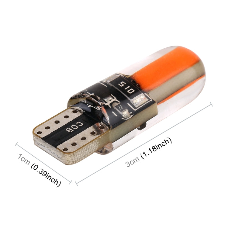 10 PCS T10 DC12V / 1W Car Clearance Light COB Lamp Beads