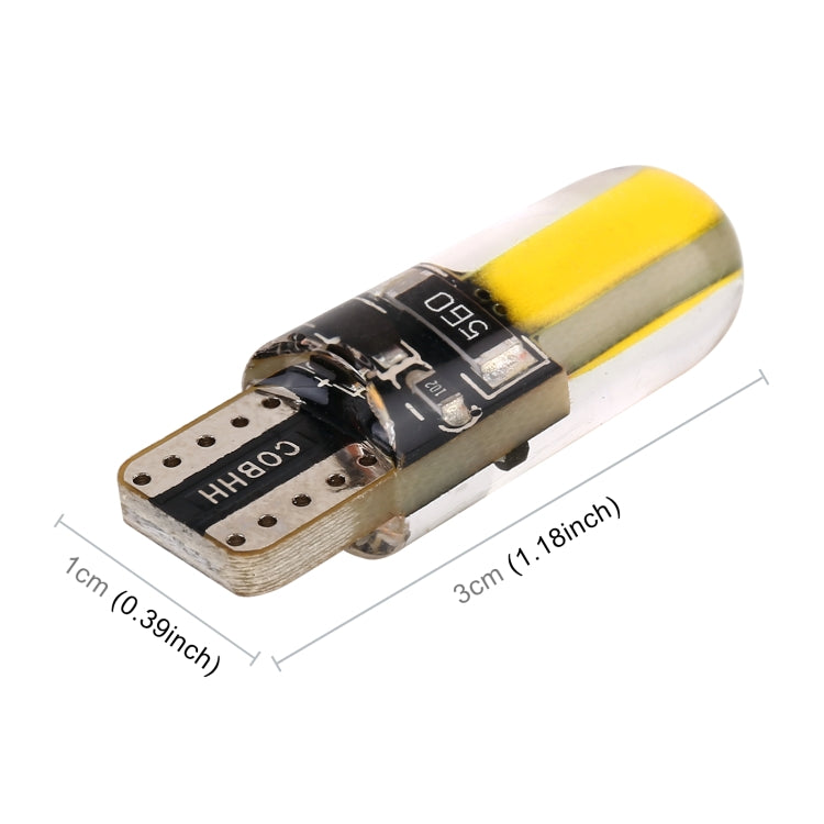 10 PCS T10 DC12V / 1W Car Clearance Light COB Lamp Beads