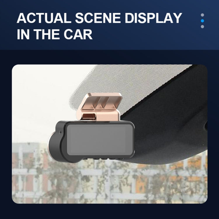 F22 3.16 inch 1080P HD Night Vision Driving Recorder, Standard Version with Rear View Camera