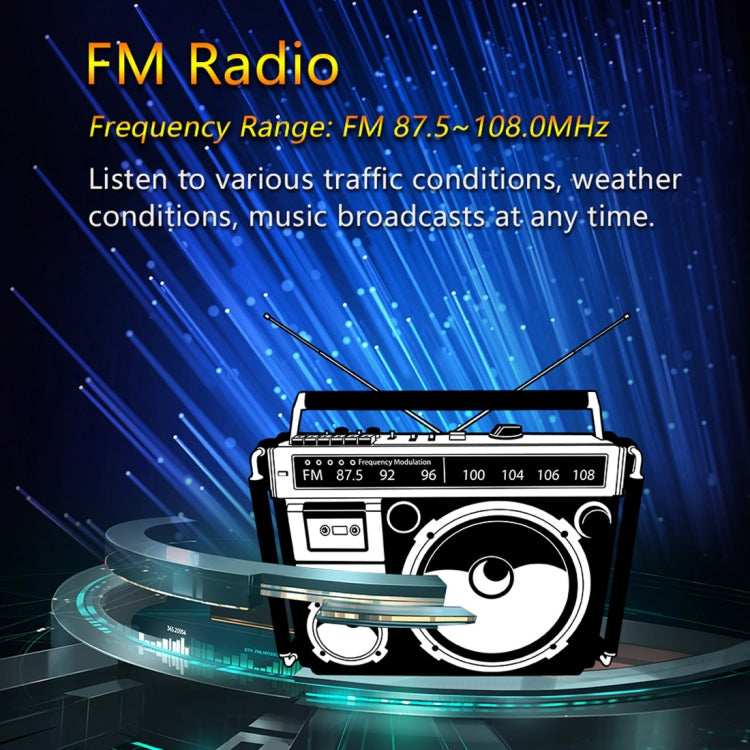 SWM505 Car Radio Receiver MP3 Player with Remote Control, Support FM & Bluetooth & USB & AUX & TF Card