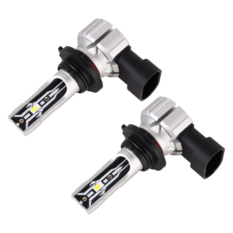 1 Pair 9006 DC9-18V / 20W / 6000K / 3000LM Car LED CSP Lamp Beads Headlight