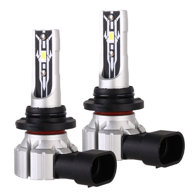 1 Pair 9006 DC9-18V / 20W / 6000K / 3000LM Car LED CSP Lamp Beads Headlight