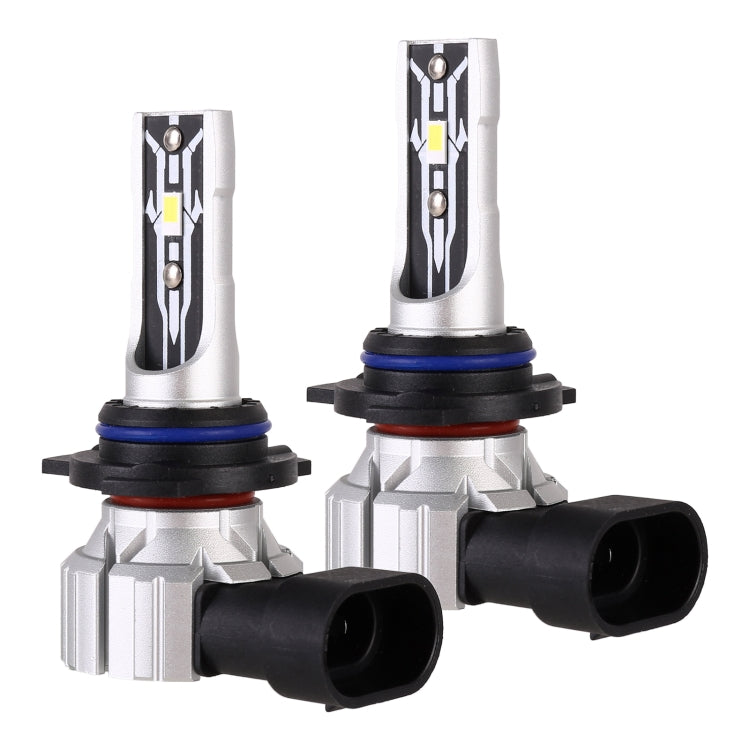 1 Pair 9012 DC9-18V / 20W / 6000K / 3000LM Car LED CSP Lamp Beads Headlight