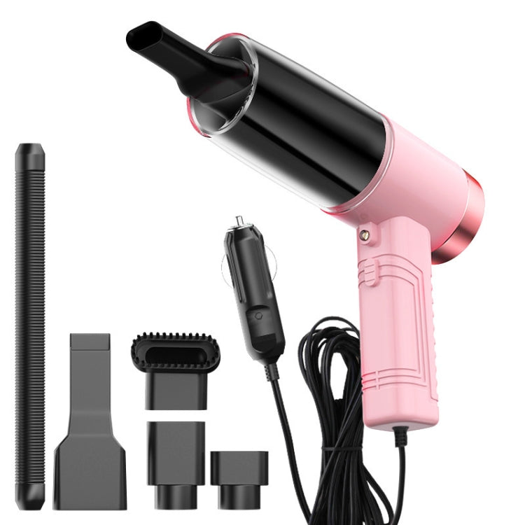 3 in 1 Car Dry and Wet Vacuum Cleaner with Aromatherapy + LED Lighting Function