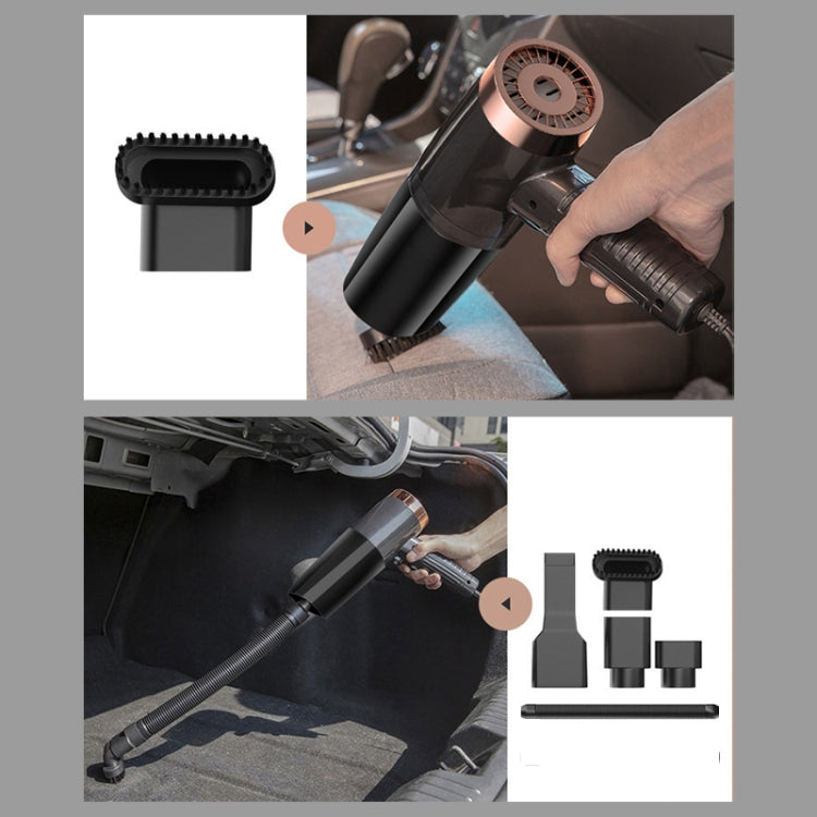 3 in 1 Car Dry and Wet Vacuum Cleaner with Aromatherapy + LED Lighting Function