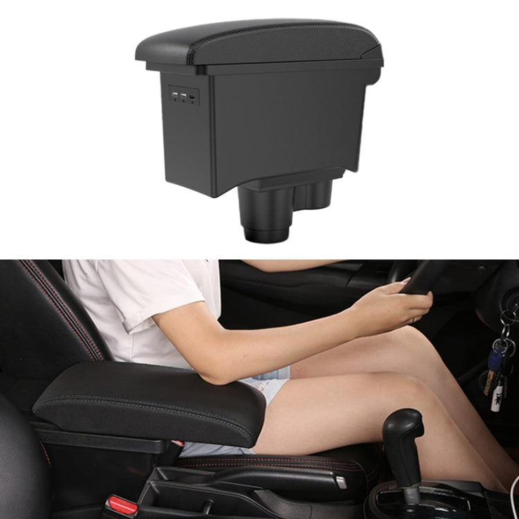 Car Center Armrest Box Microfiber Leather Type for Renault Duster 2019