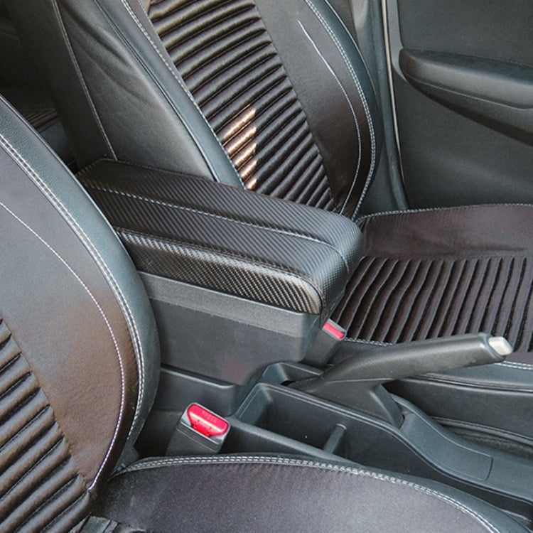 Car Center Armrest Box Side Slip Carbon Fiber Leather Type for BMW mini Cooper 2022