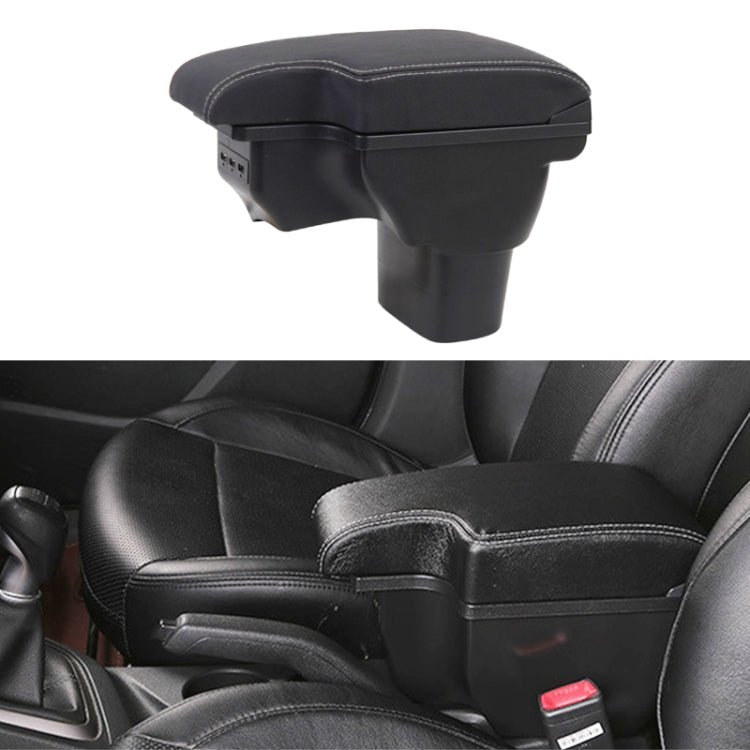 Car Center Armrest Box Microfiber Leather Type for Nissan Juke