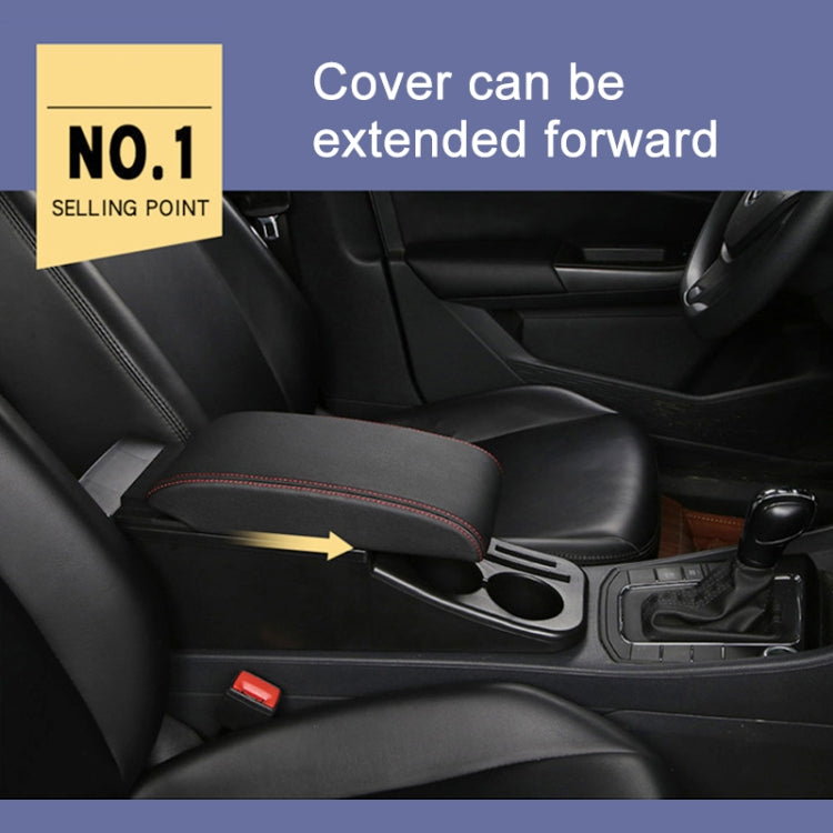 Car Center Armrest Box Straight Surface Cover Microfiber Leather Type for Volkswagen Bora 2019