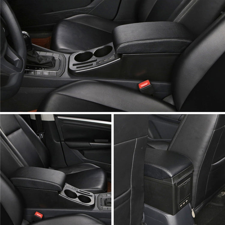 Car Center Armrest Box Straight Surface Cover Microfiber Leather Type for Volkswagen Bora 2019