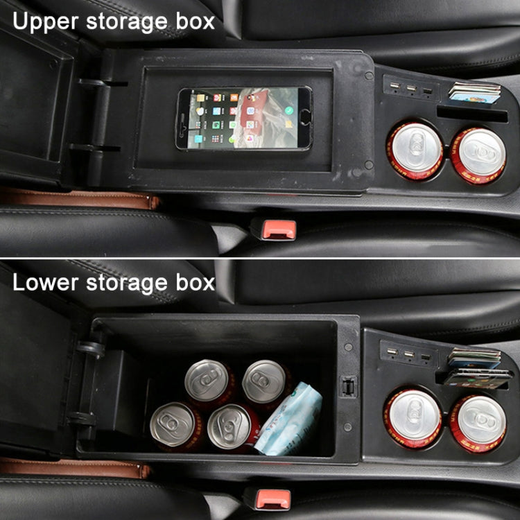 Car Center Armrest Box Straight Surface Cover Microfiber Leather Type for Volkswagen Bora 2019