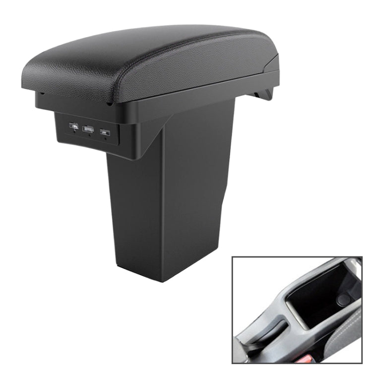 Car Center Armrest Box Microfiber Leather Type for Peugeot 2008
