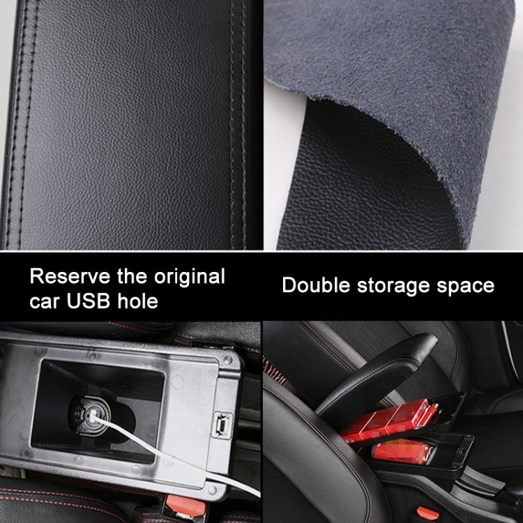 Car Center Armrest Box Microfiber Leather Type for Peugeot 2008