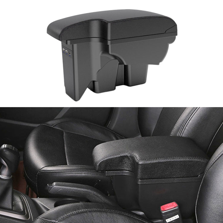 Car Center Armrest Box Microfiber Leather Type for DFSK C71 / C72