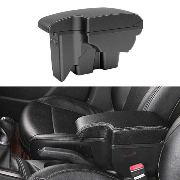 Car Center Armrest Box Microfiber Leather Type for DFSK C71 / C72