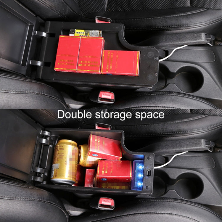 Car Center Armrest Box Microfiber Leather Type for DFSK C71 / C72