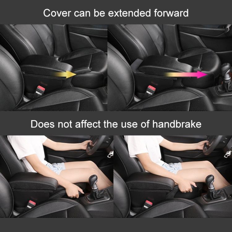 Car Center Armrest Box Microfiber Leather Type for DFSK C71 / C72