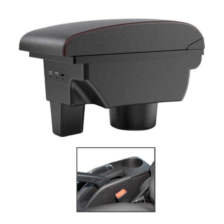 Car Center Armrest Box Microfiber Leather Type for SRM