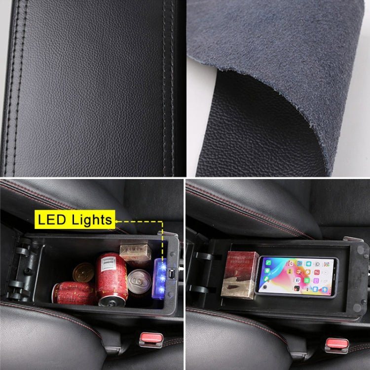 Car Center Armrest Box Microfiber Leather Type for SRM