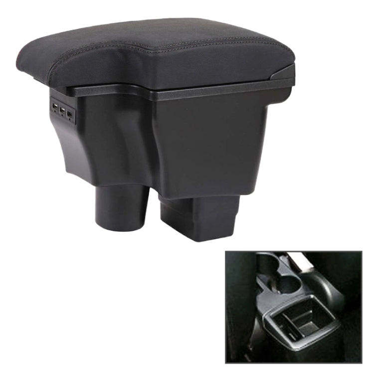 Car Center Armrest Box Microfiber Leather Type for Mazda CX-3