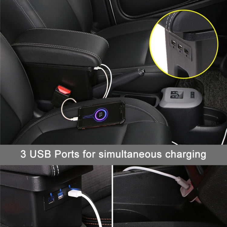 Car Center Armrest Box Microfiber Leather Type for GreatWall ORA R1