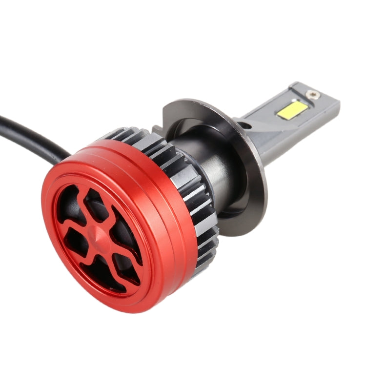 K10 1 Pair H7 DC12V / 65W / 6000K / 6500LM Car LED SMD-3750 Lamp Bead Headlight