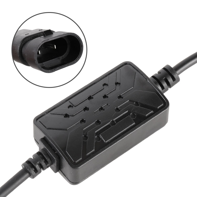 1 Pair 9005 DC12V / 30W / 3000LM Car LED SMD-1860 Lamp Bead Tricolor Headlight