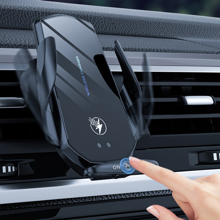 G18+ 15W Car Wireless Charger Smart Induction Air Outlet Phone Holder