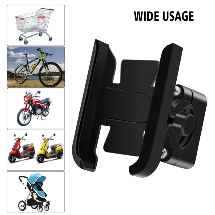 Motorcycle Aluminium Alloy Mobile Phone Holder Bracket, Handlebar Version
