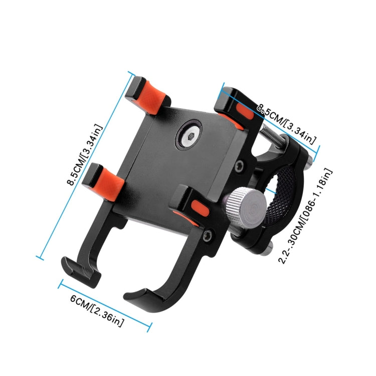 MPB-91 Motorcycle Six Claws Aluminium Alloy Mobile Phone Holder Bracket