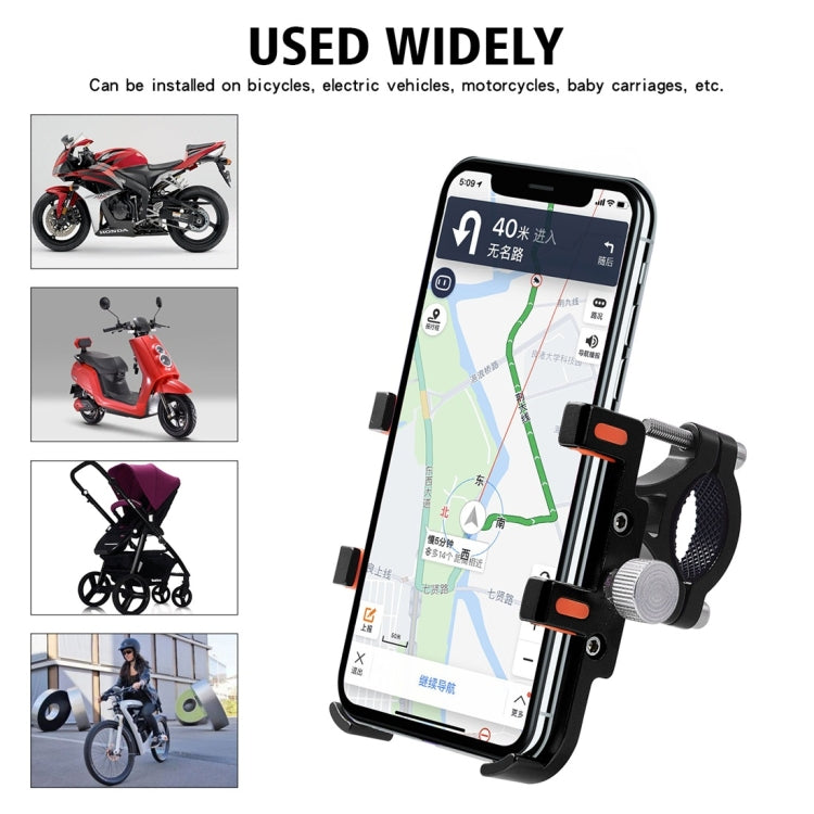 MPB-91 Motorcycle Six Claws Aluminium Alloy Mobile Phone Holder Bracket