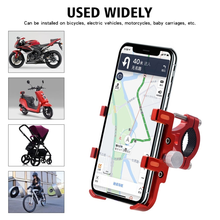 MPB-91 Motorcycle Six Claws Aluminium Alloy Mobile Phone Holder Bracket
