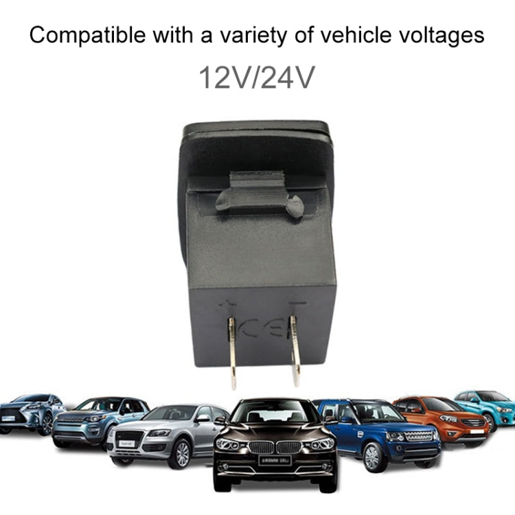 2 PCS Switch Type Dual USB 3.1A Car Charger 12-24V