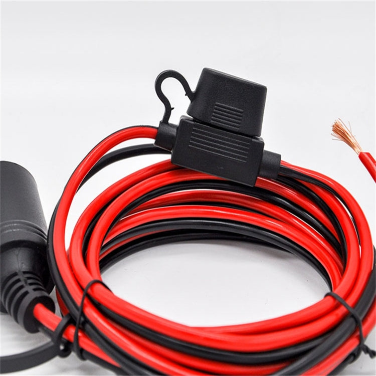 12V 24V Cigarette Lighter Socket Battery Alligator Clip Connector Car Battery Extension Cable Adapter