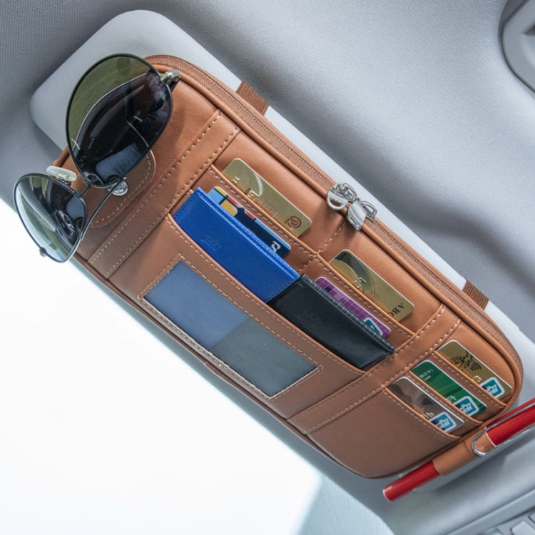 Universal Car Multi-functional Sun Visor Card Clip Bags Glasses Bill Clip Holder
