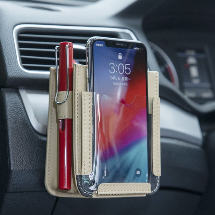 Car Air Outlet Storage Bag Mobile Phone Storage Hanging Bag